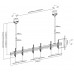 QVC02-346TL-02: Commercial Ceiling Mount Menu Board for Linear Array